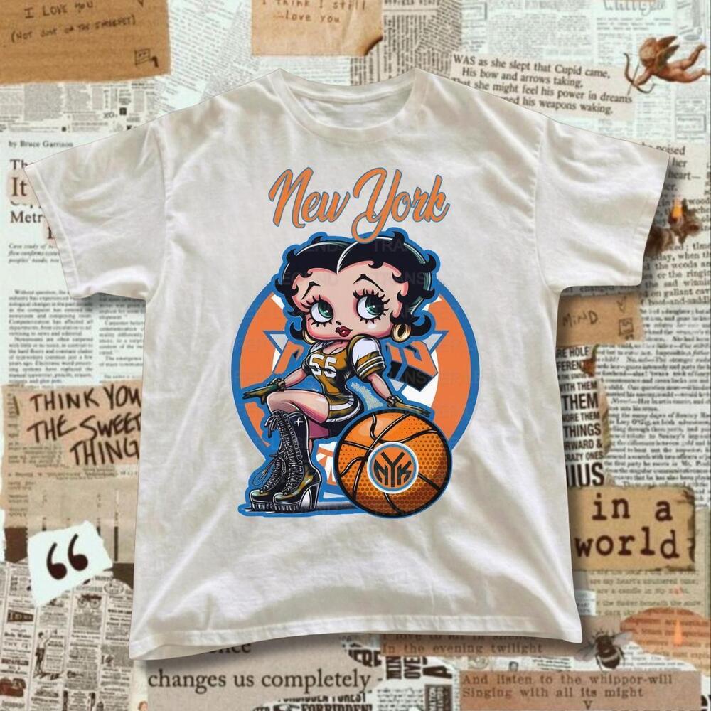 Betty Boop  York Knicks Basketball Tee